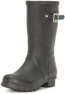 ultimate unisex kids original plain wellie rain snow winter waterproof mud boots: keep little feet dry and warm logo