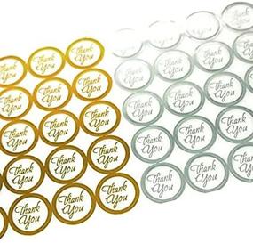 img 4 attached to 🌟 Firefly Imports Homeford Thank You Gold Foil Seal Stickers for Wedding, 1-Inch, 100-Count, 1&#34;