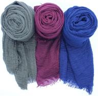 scarfs lightweight cotton fashion season logo