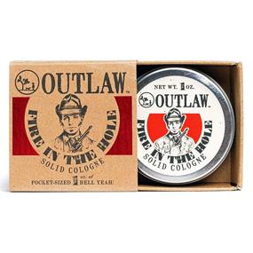 img 4 attached to 🔥 Outlaw Fire in the Hole Campfire Solid Cologne - Explosively Awesome Scent with Campfire, Gunpowder, Sagebrush, Whiskey - Pocket-Sized Tin for Weekend Camping - 1 oz. - Men's or Women's Fragrance by Outlaw