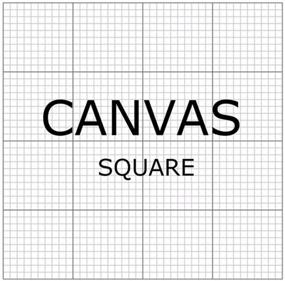 img 2 attached to 🎨 OneHippo 5Pcs/Lot 30x40CM Diamond Painting Canvas Embroidery Canvas with Adhesive Round/Square Blank Grid Canvas for Private Customization