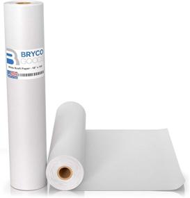 img 4 attached to 🎨 18-inch by 100 Feet White Kraft Arts and Crafts Paper Roll - Ideal for Paints, Wall Art, Easel Paper, Fadeless Bulletin Board Paper, Gift Wrapping, and Kids Crafts - Made in the USA