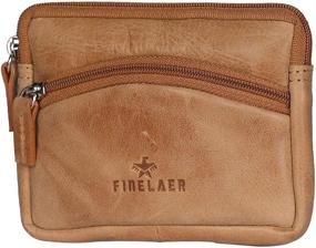 img 2 attached to 👛 Premium Finelaer Leather Coin Pouch Purse: Stylish, Durable, and Compact