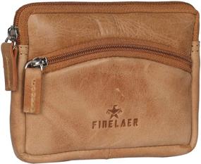 img 3 attached to 👛 Premium Finelaer Leather Coin Pouch Purse: Stylish, Durable, and Compact