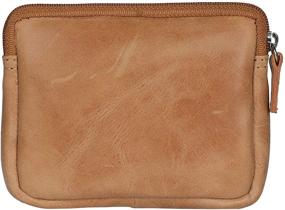 img 1 attached to 👛 Premium Finelaer Leather Coin Pouch Purse: Stylish, Durable, and Compact