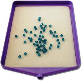 img 2 attached to Tidy Crafts Tidy Tray-Large 10-inch by 14-inch by .875-inch; Ideal for Glitter, Beads, and Embossing Powder