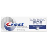 crest gum & enamel repair toothpaste advanced whitening 4.1 oz - boost oral health with powerful whitening - pack of 1 logo