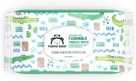 🐻 mama bear fragrance-free toddler wipes - pack of 8, 336 flushable wipes - amazon brand logo
