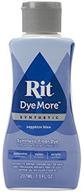 rit dye more synthetic 7oz-sapphire blue: amplified color for synthetic fabrics - multicoloured dyeing solution by rit dye logo