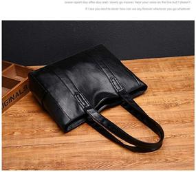 img 1 attached to Simple Shoulder Crossbody Zipper BLACK M Women's Handbags & Wallets and Crossbody Bags