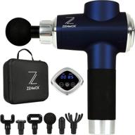 💆 experience deep muscle relief with zenmox z1 massage gun - 16mm amplitude, 50lbs force, 3600rpm, 20 speeds - ideal for athletes & pain relief - neck, back, and body targeted therapy - portable electric massager logo