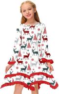 🎅 get festive with besserbay snowman holiday christmas outfits for girls logo