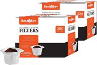 ☕️ 600 brew addicts disposable k-cup paper coffee filters - perfect size and quantity for keurig single serve logo