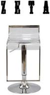 single south mission zeta contemporary acrylic clear bar stool logo