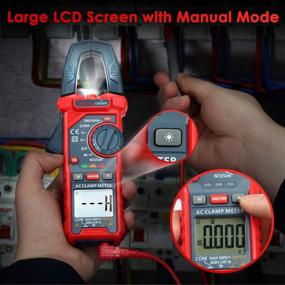 img 1 attached to 🔧 Advanced AstroAI Digital Clamp Meter Multimeter: Amp Voltage Tester Auto-ranging with AC/DC Voltage, AC Current, Resistance, Capacitance, Continuity, Live Wire Test, Non-contact Voltage Detection - 2000 Counts