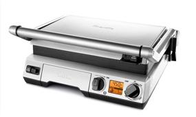 img 3 attached to Breville BGR820XL Smart Grill: The Ultimate Electric Countertop Grill for Unmatched Grilling, Brushed Stainless Steel Powerhouse