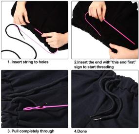 img 1 attached to Replacement Drawstrings Sweatpants Threader Universal