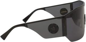 img 2 attached to Солнцезащитные очки Versace Black Lenses Metal