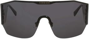 img 3 attached to Солнцезащитные очки Versace Black Lenses Metal