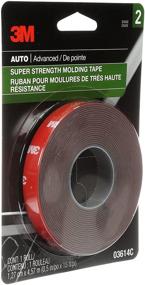 img 4 attached to 🔒 3M 03614 Scotch-Mount Molding Tape, 1/2 Inch x 15 Feet, Pack of 2 Rolls