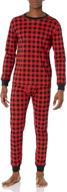🐃 buffalo plaid pajamas by amazon essentials logo