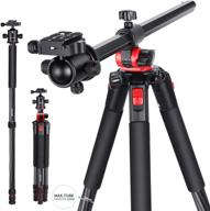 neewer carbon fiber camera tripod monopod with 360 degree rotatable center column - lightweight and portable, 72.4 inches/184 centimeters, ball head for dslr camera camcorder up to 33 pounds logo