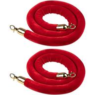 red velvet stanchion rope polished logo