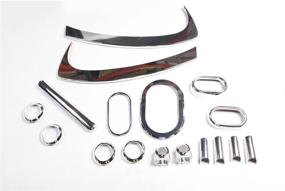 img 1 attached to 🚗 Enhance Your Vehicle's Interior with Rugged Ridge 11156.92 Chrome Interior Trim Accent Kit