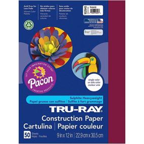 img 1 attached to Tru Ray PAC102945BN Construction Burgundy Sheets