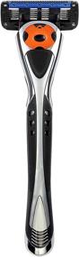 img 1 attached to 🪒 Premium Solimo Men's Razor with 5-Blade MotionSphere, Dual Lubrication, Precision Trimmer - Includes Handle & 16 Cartridges (Cartridges for Solimo Razor Handles)