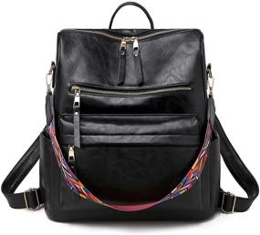 img 2 attached to 🎒 Стильный и функциональный рюкзак модного многозадачного дизайна для женских сумок и кошельков