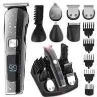 🧔 ufree 6 in 1 cordless beard trimmer for men - waterproof mustache trimmer, body hair grooming kit - usb rechargeable men's trimmer logo