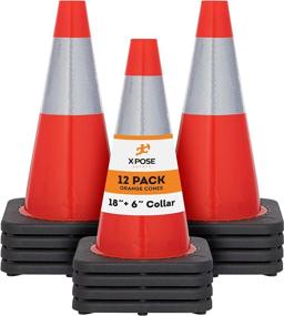 img 4 attached to Xpose Safety Orange Traffic 12 Pack