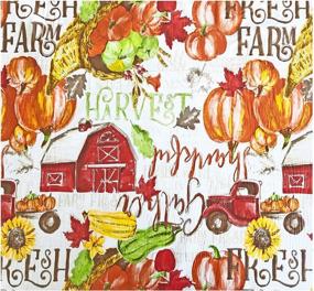 img 2 attached to Captivating Newbridge Blessed Harvest 🍁 Thanksgiving Tablecloth: Embrace Tradition and Elegance