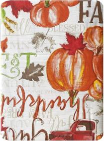 img 1 attached to Captivating Newbridge Blessed Harvest 🍁 Thanksgiving Tablecloth: Embrace Tradition and Elegance