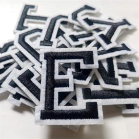 img 3 attached to 🔤 Creative Letter Patches: Embroidered Alphabet Pieces for Personalization