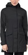 jack wolfskin womens crosstown raincoat women's clothing logo