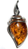 honey sterling silver classic pendant logo