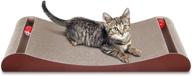 🐾 sailboat shape cat scratching board: scratchme cat condo scratcher post cardboard - a purr-fect solution for feline fun! logo