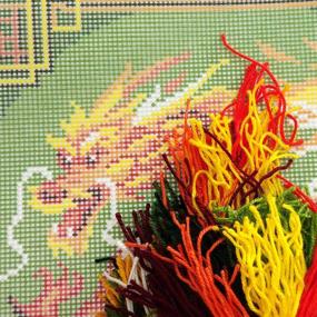 img 3 attached to Chinese Dragon Needlepoint Tapestry European
