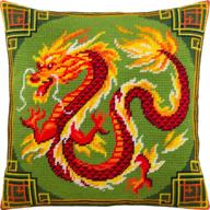 chinese dragon needlepoint tapestry european logo