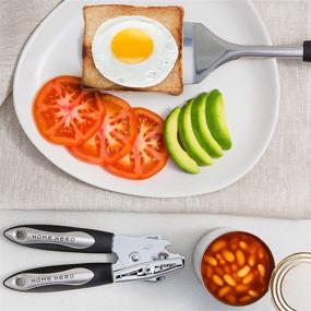 img 1 attached to 🍳 Home Hero Stainless Steel Kitchen Cooking Utensils Set - 25 Piece Nonstick Cookware with Spatula - Complete Kitchen Gadgets and Tools Collection