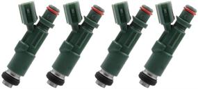 img 4 attached to 🚗 Scitoo Fuel Injectors Kits - OEM Green 23250-21020 Fuel Injector for Toyota Prius, Echo, Scion XB XA - Set of 4 | 2001-2009 Toyota & 2000-2005 Echo