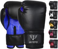 🥊 2021 jayefo sports beginners boxing gloves: vegan leather heavy bag mitts for men & women in pro style логотип