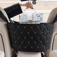 seametal organizer backseat handbag rhinestone interior accessories logo