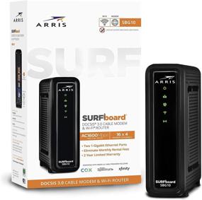 img 4 attached to 📶 ARRIS SURFboard AC1600 Dual Band Router & 16x4 DOCSIS 3.0 Cable Modem (Black)