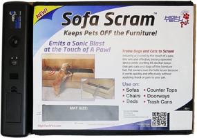 img 1 attached to Keep Pets off Sofa with 🐾 High Tech Pet Sofa Scram Pad Repellent