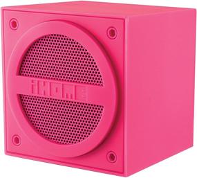 img 3 attached to IHome IBT16PPC Bluetooth Rechargeable Mini Speaker Cube In Rubberized Finish - Pink