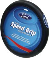 🚗 enhance your driving experience with the plasticolor ford oval style premium speed grip steering wheel cover logo