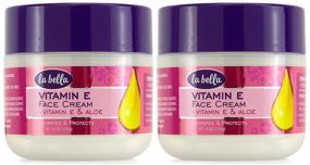 img 2 attached to La Bella Vitamin E & Aloe Face Cream, 4 oz, Pack of 2